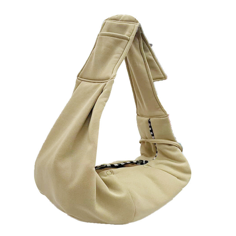 Crossbody Pet Carrier with Adjustable Strap – Soft & Lightweight