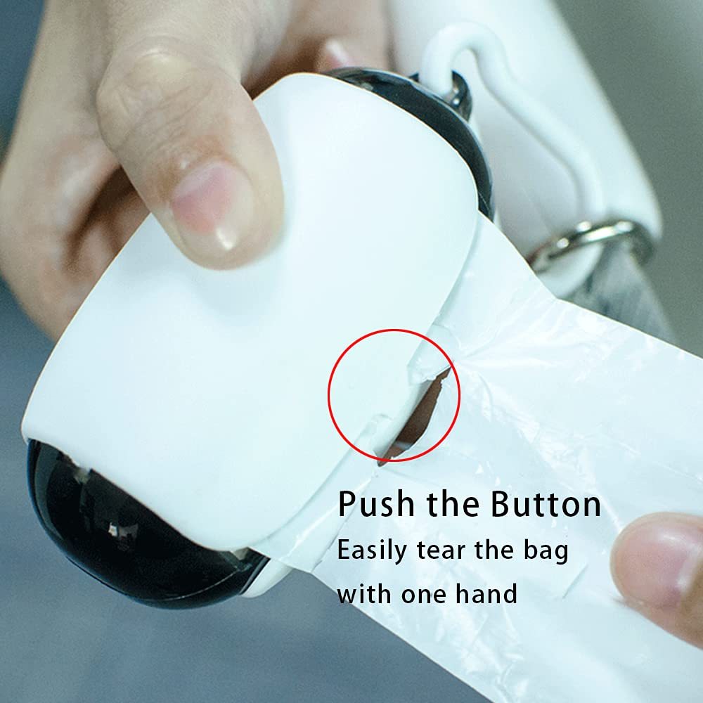 Space Capsule Dog Waste Bag Dispenser with Leash Hook (Fast Shipping)