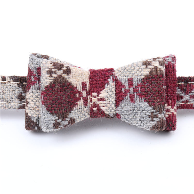 English Heritage Dog Collar – Classic Bow or Scarf Style (Leash Available Separately)