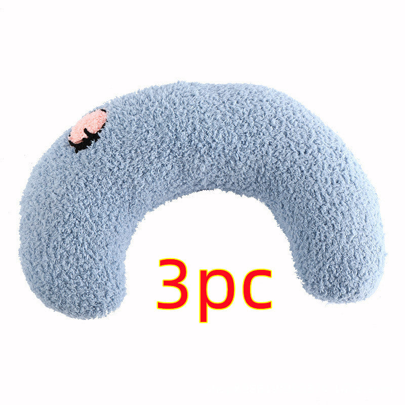 2 or 3pcs Crescent Calming Pet Pillow – Plush Neck Support for Small Dogs & Cats (Offer Inside!)