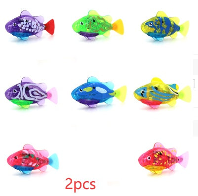 LED Electric Swimming Fish Toy – Interactive Water Fun for Cats & Kids