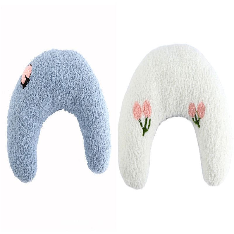 2 or 3pcs Crescent Calming Pet Pillow – Plush Neck Support for Small Dogs & Cats (Offer Inside!)