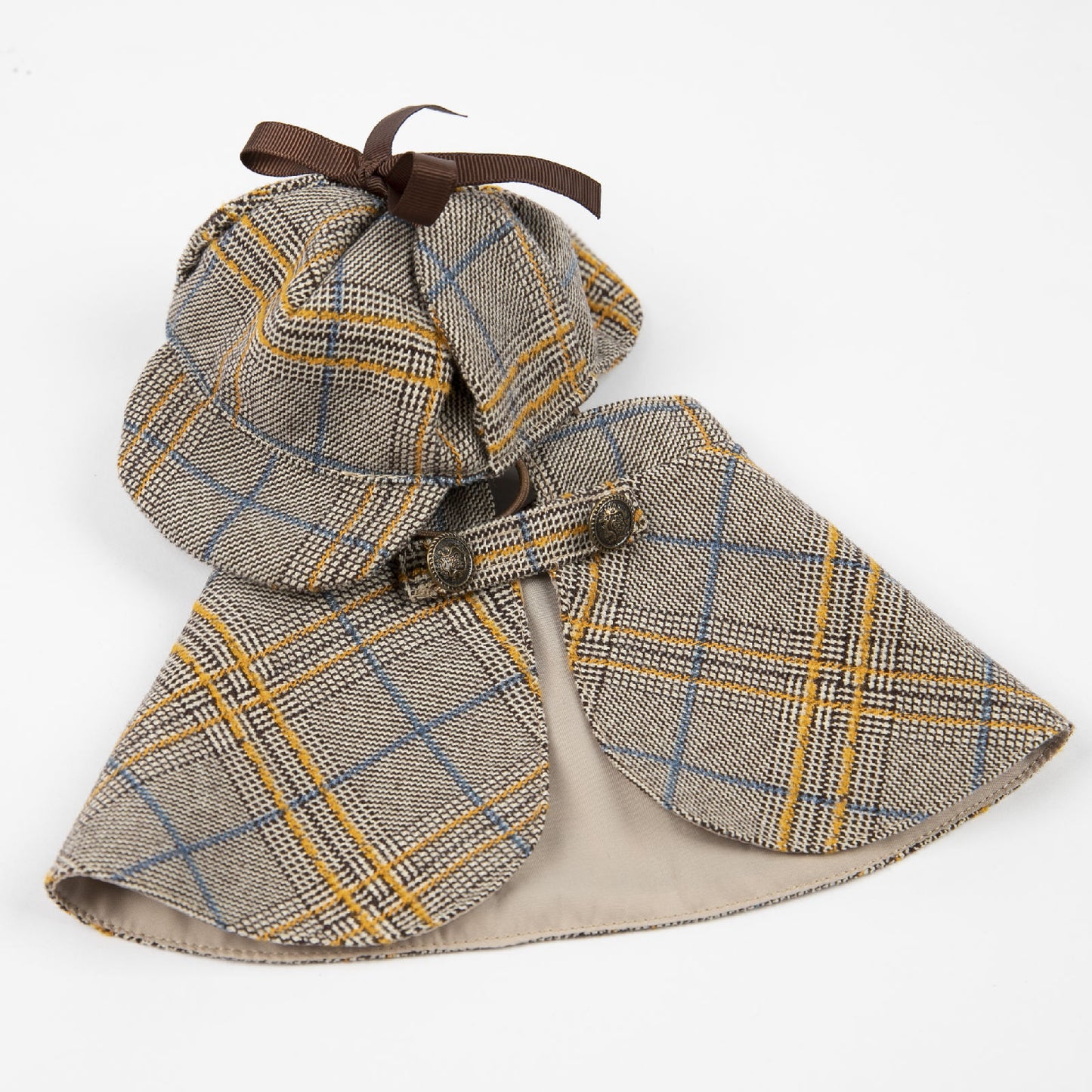 The Sherlock Pawmes – Designer Detective Cape & Hat for Pets