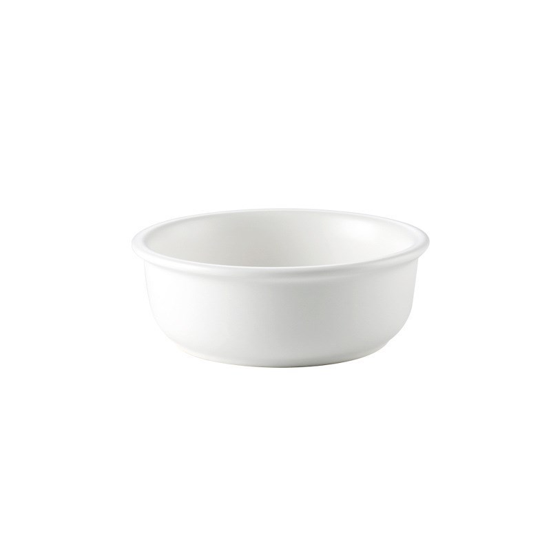Elevated Ceramic Pet Bowl with Artisan Wood Stand – Modern Minimalist