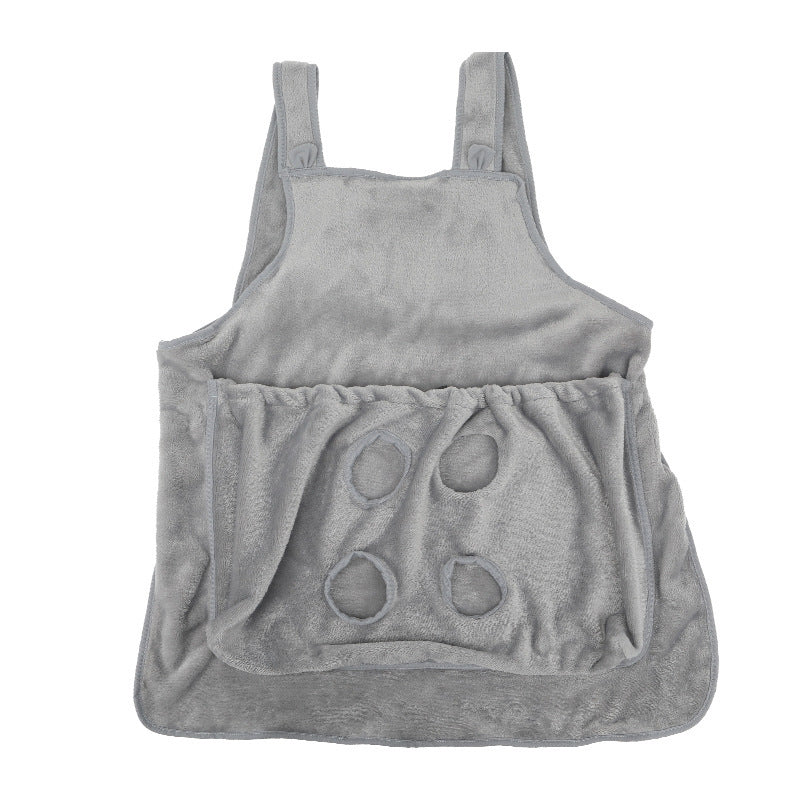 Beijrog™ Pet Cuddle Suit – Cozy Holding Blanket with Front Pocket