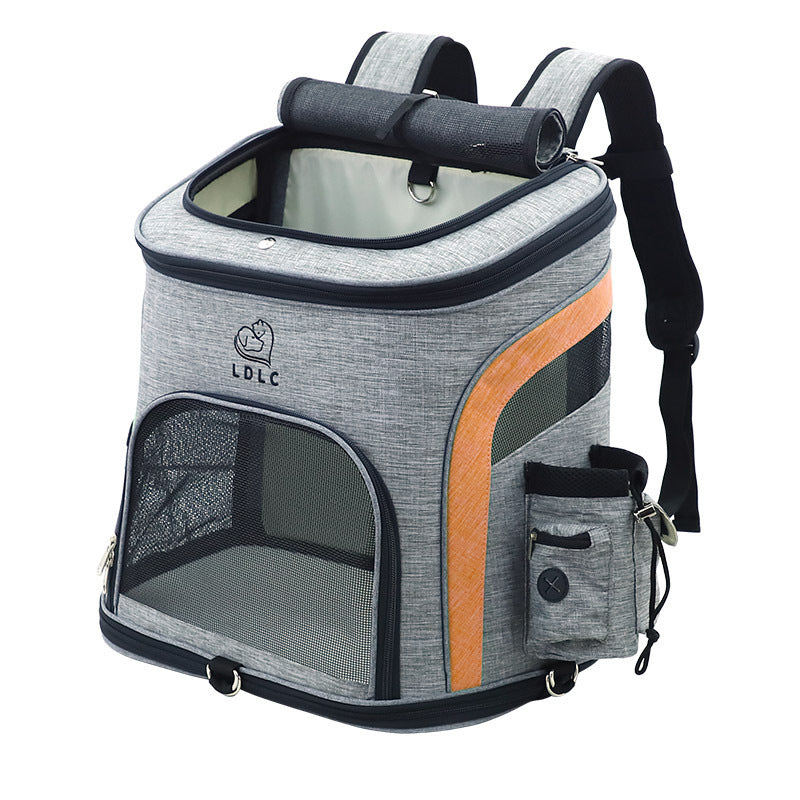 Pet Backpack – Structured Oxford Travel Carrier for Cats & Dog