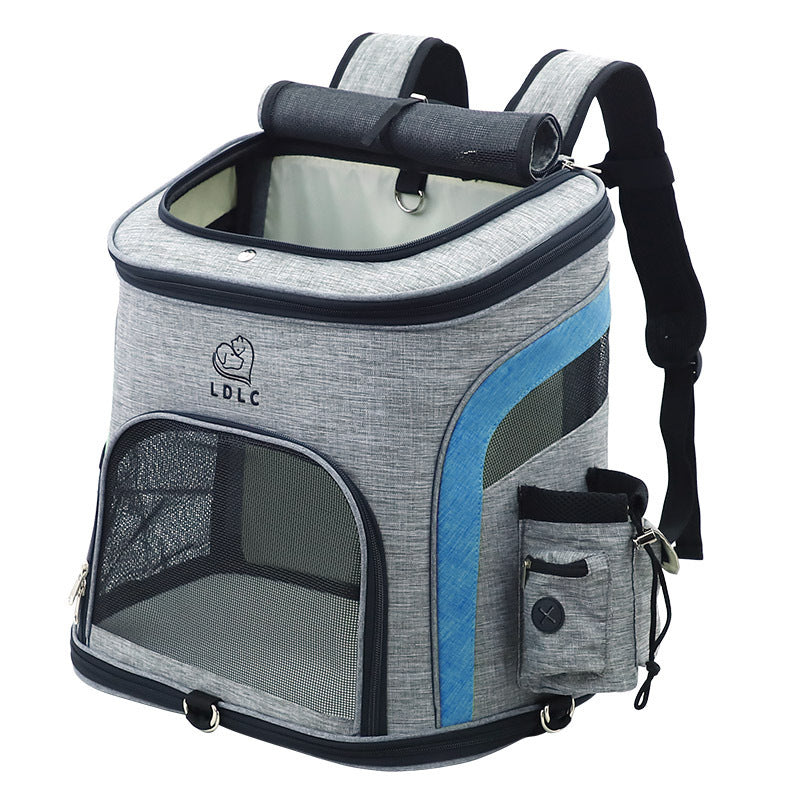 Pet Backpack – Structured Oxford Travel Carrier for Cats & Dog