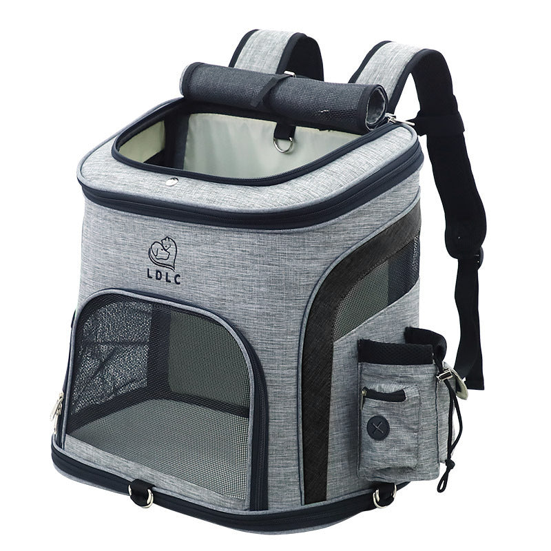 Pet Backpack – Structured Oxford Travel Carrier for Cats & Dog
