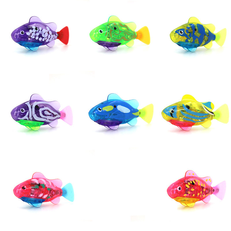 LED Electric Swimming Fish Toy – Interactive Water Fun for Cats & Kids