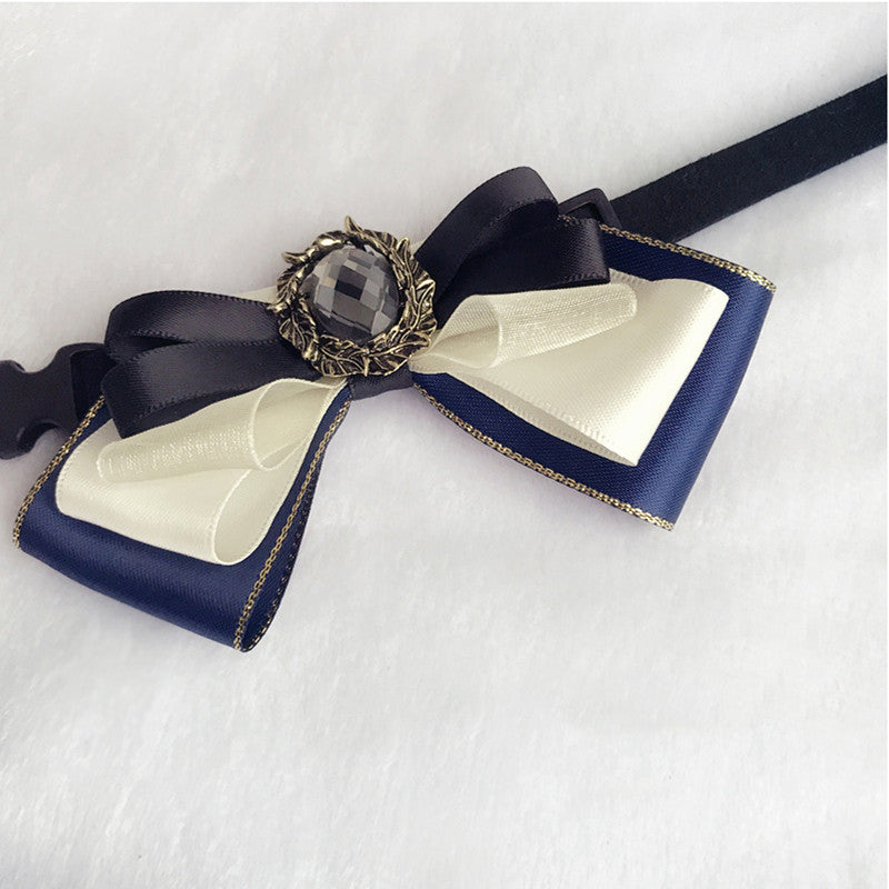 Little Gentleman Flower Collar – Handmade Bow Tie Accessory for Pets