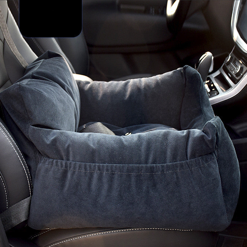 Velvet Voyage Pet Car Seat – Couture Comfort in Motion