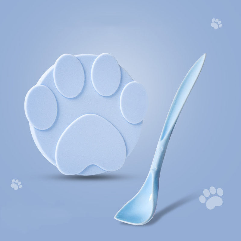 Stylish Silicone Pet Can Lid – Fresh-Keeping Spoon Set