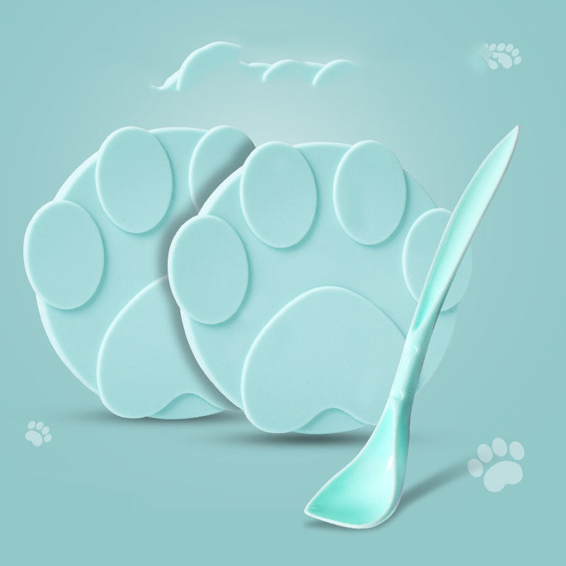 Stylish Silicone Pet Can Lid – Fresh-Keeping Spoon Set