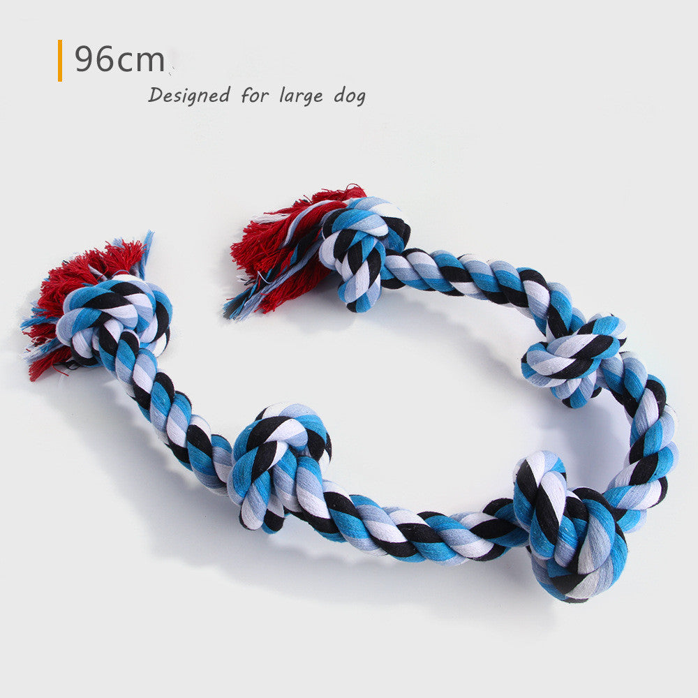 Durable Cotton Rope Tug Toy – Heavy-Duty Chew Play for Large Dogs