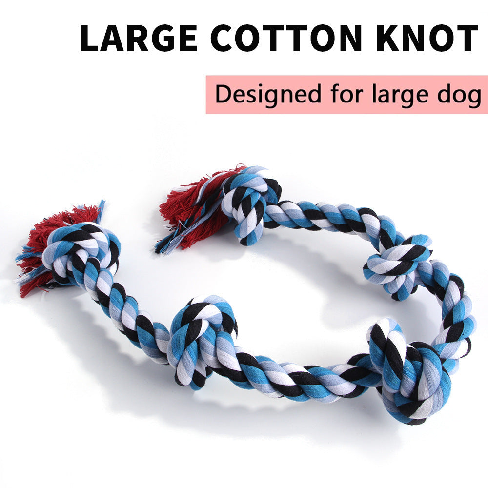 Durable Cotton Rope Tug Toy – Heavy-Duty Chew Play for Large Dogs