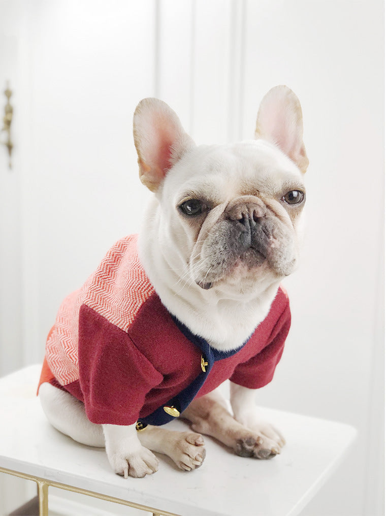 Two-Tone Rabbit Fleece Sweater