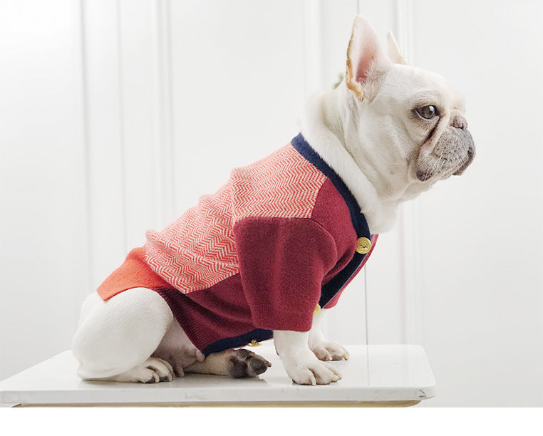 Two-Tone Rabbit Fleece Sweater