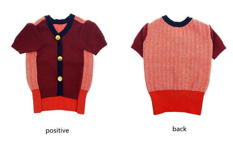 Two-Tone Rabbit Fleece Sweater