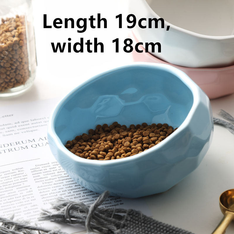 Elevé™ Ceramic Pet Bowl – Angled and Elevated