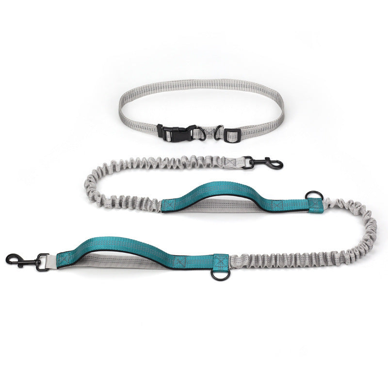 Adjustable Outdoor Dog Leash – Hands-Free Running Belt with Stretch