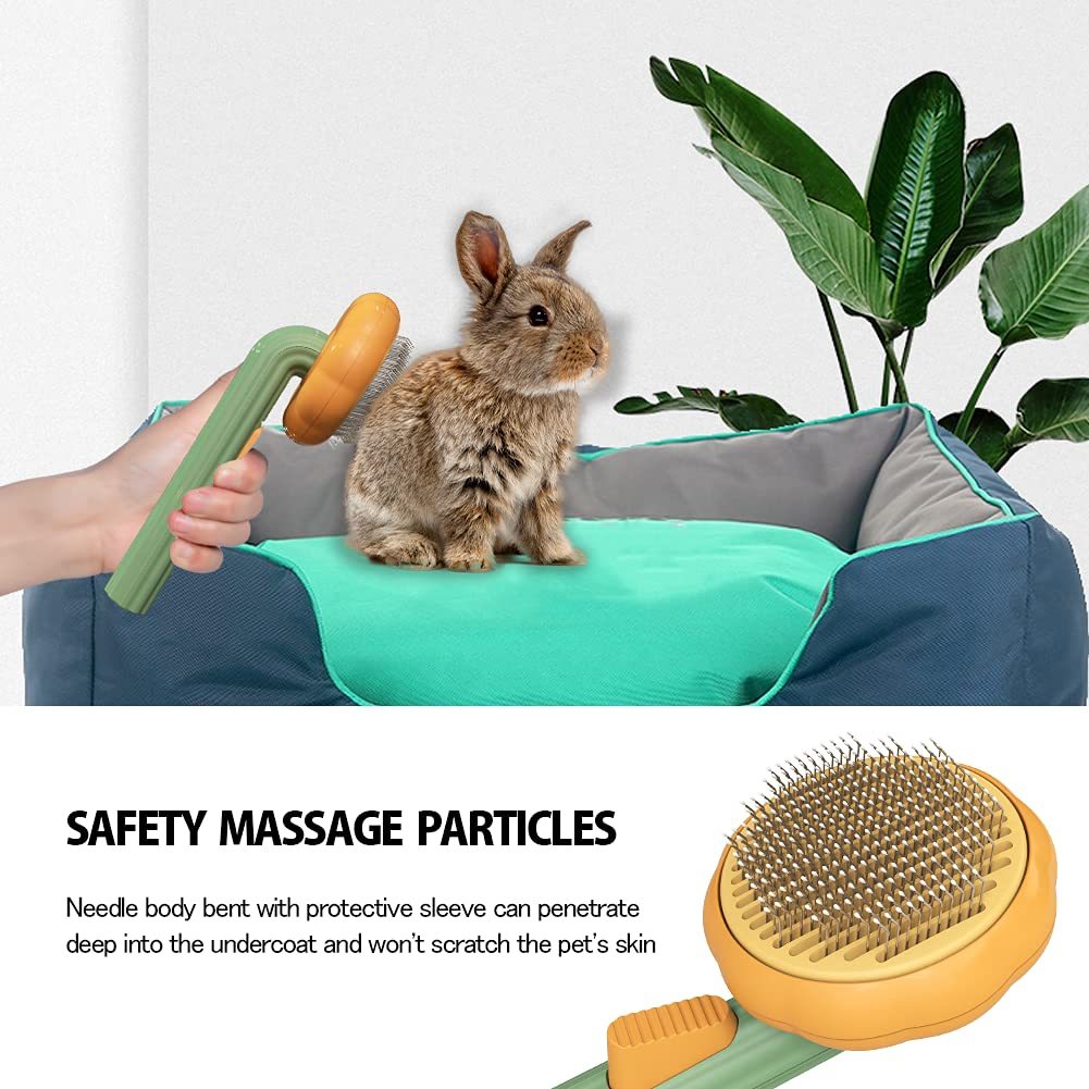 Pumpkin Slicker Brush – Gentle Detangling for Dogs & Cats (fast shipping)