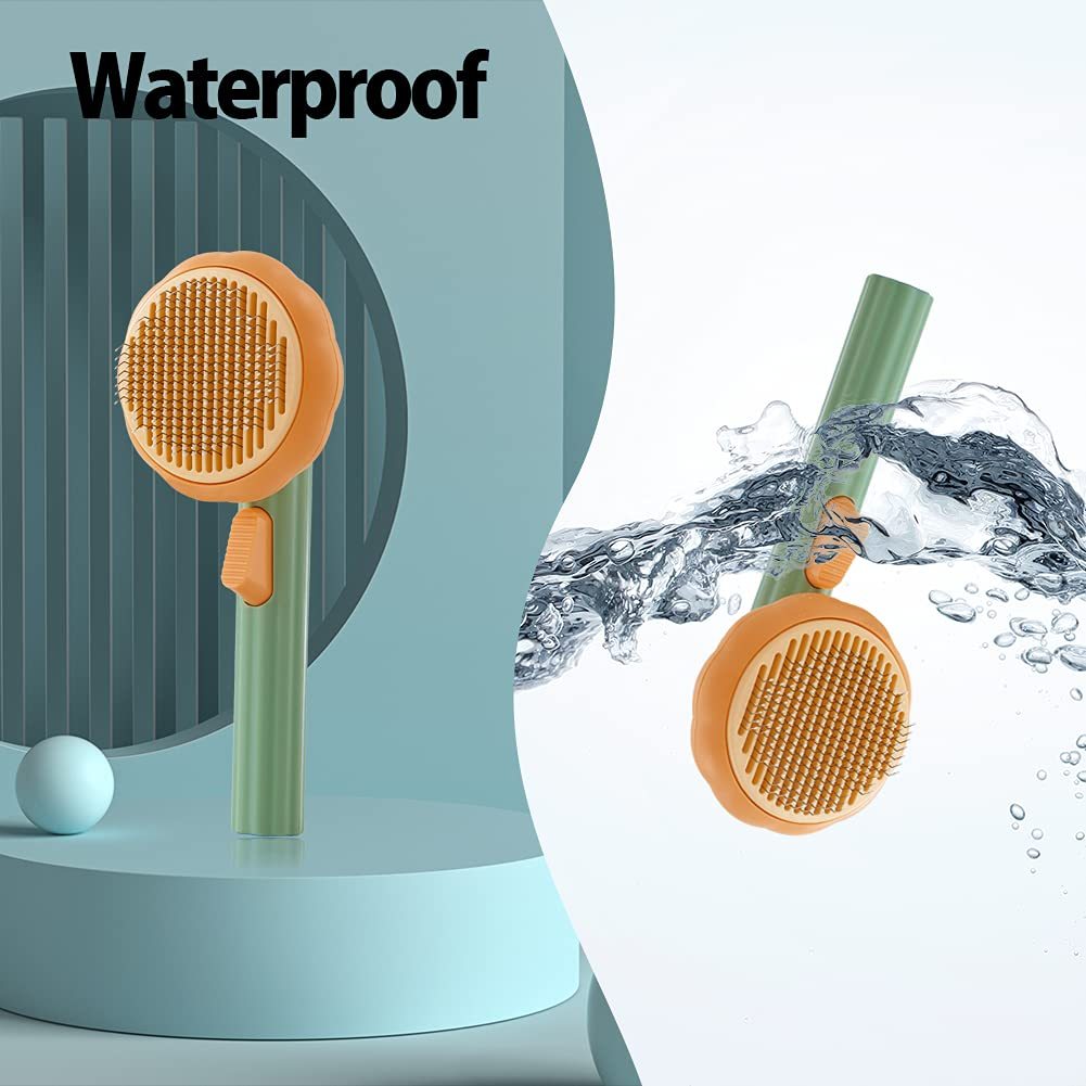 Pumpkin Slicker Brush – Gentle Detangling for Dogs & Cats (fast shipping)
