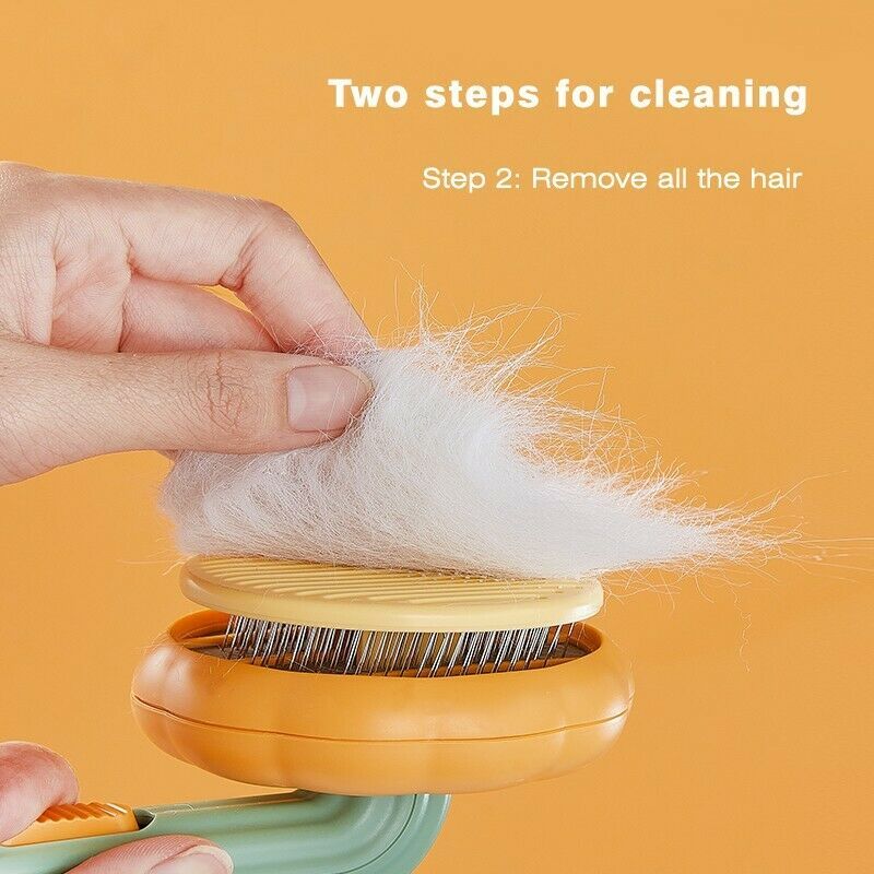 Pumpkin Slicker Brush – Gentle Detangling for Dogs & Cats (fast shipping)