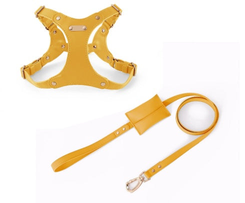 Luxury Leather Chest Harness – Sleek & Secure (6 colours available)