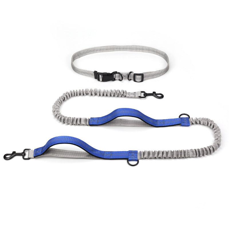 Adjustable Outdoor Dog Leash – Hands-Free Running Belt with Stretch