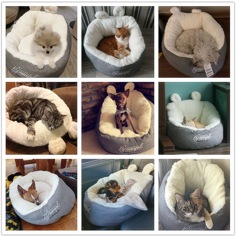 SnugglePod™ Pet Sleeping Bag – Ultra-Soft Warming Cushion Nest