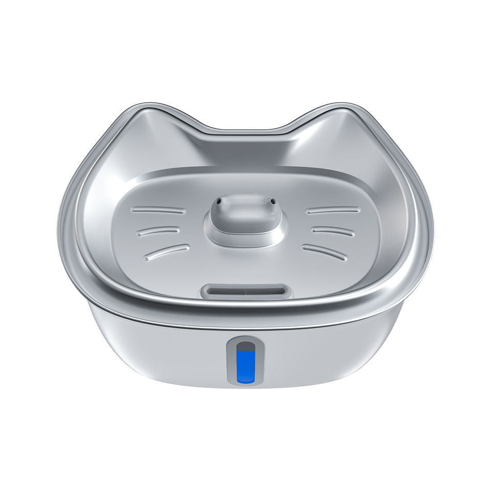 AquaFlow™ 3L Stainless Steel Pet Fountain – Pure Hydration, Elevated Design
