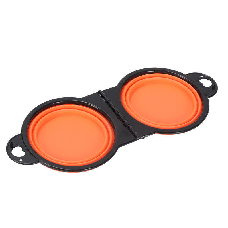 Collapsible Silicone Travel Dog Bowl – Lightweight & Colorful for Outdoor Use