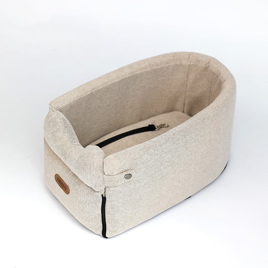 Chic Pet Travel Seat – Secure, Soft & Stylish for Cars