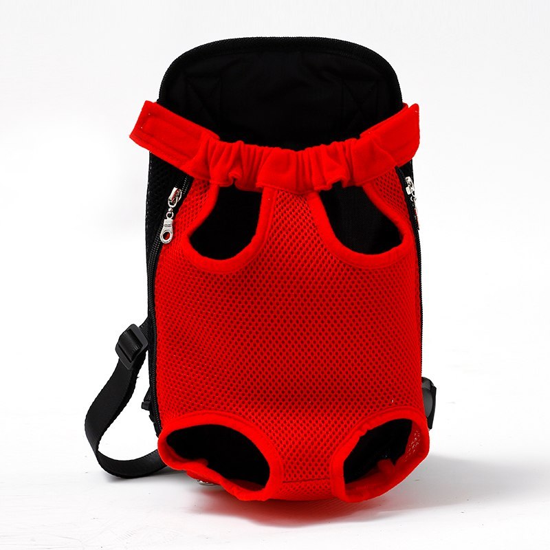 Chic Breathable Pet Travel Carrier – Front & Back Chest Bag