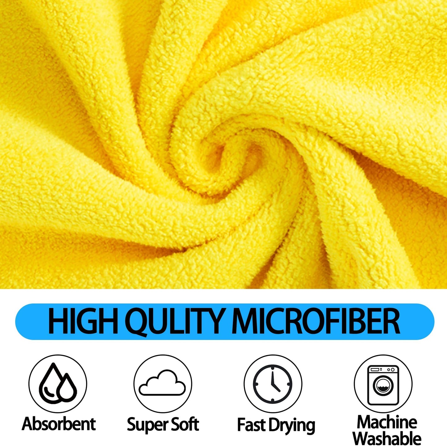 Soft Microfiber Pet Drying Towel – Super Absorbent & Quick-Dry Robe