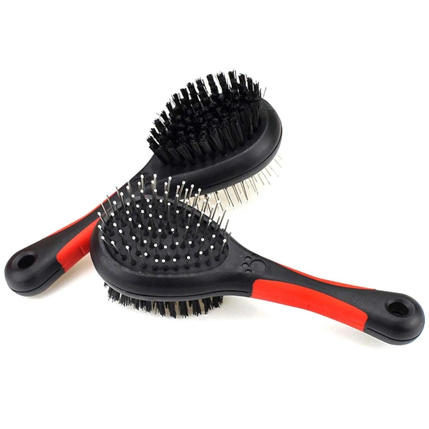 2-in-1 Double-Sided Pet Grooming Brush – For Dogs & Cats, Shedding & Detangling