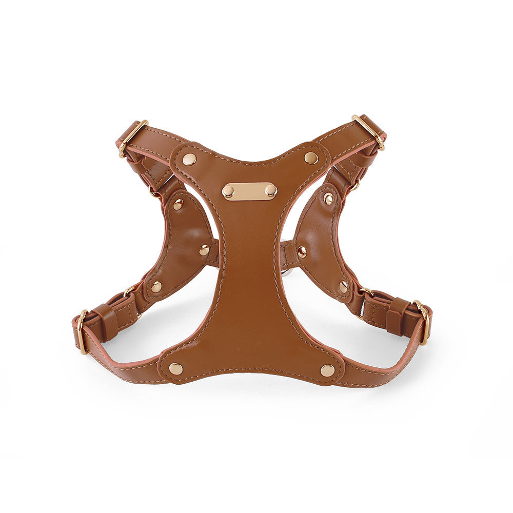 Luxury Leather Chest Harness – Sleek & Secure (6 colours available)