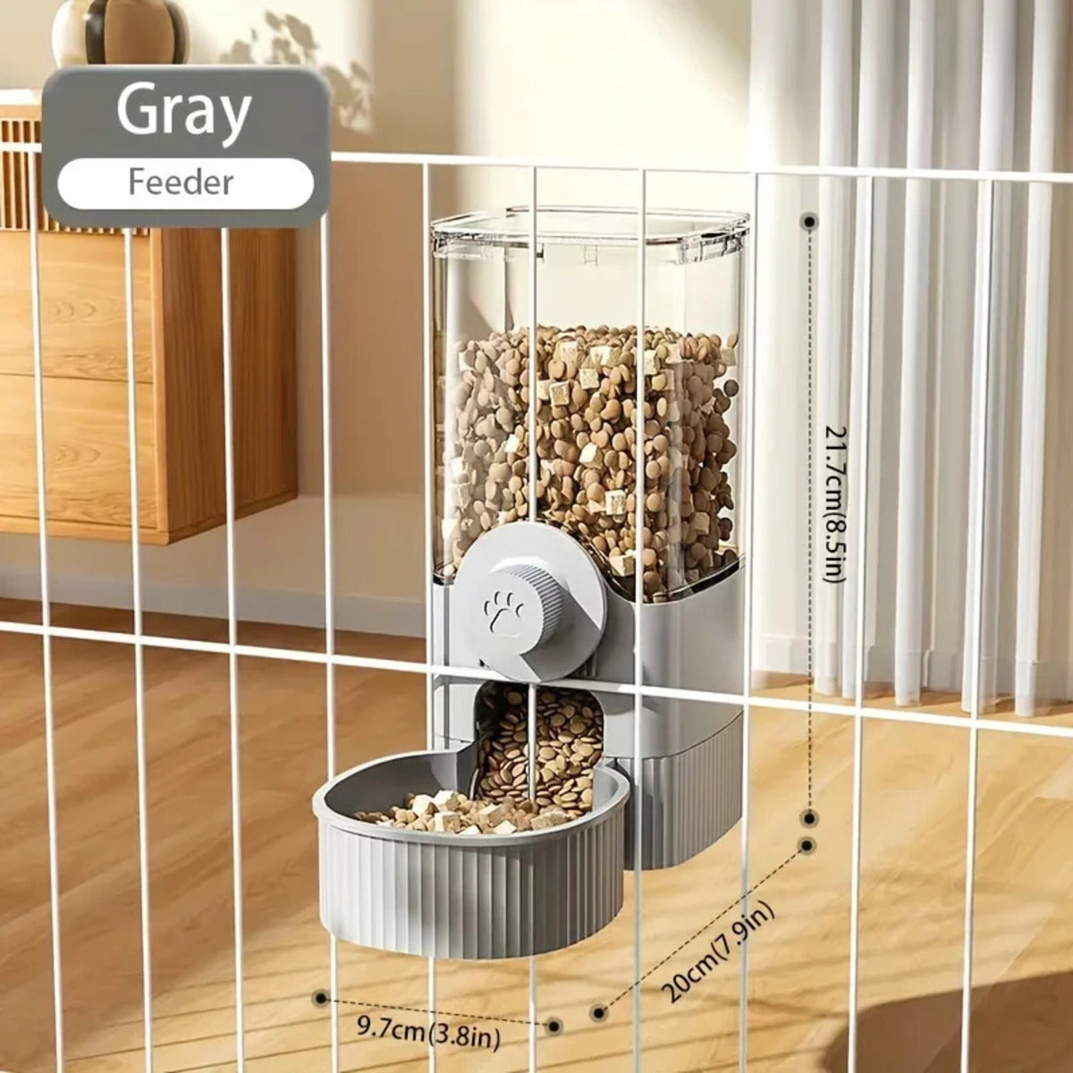 Feast n Sip™ Duo Feeder – Space-Saving Bowl & Bottle for Small Pets (Fast Shipping)