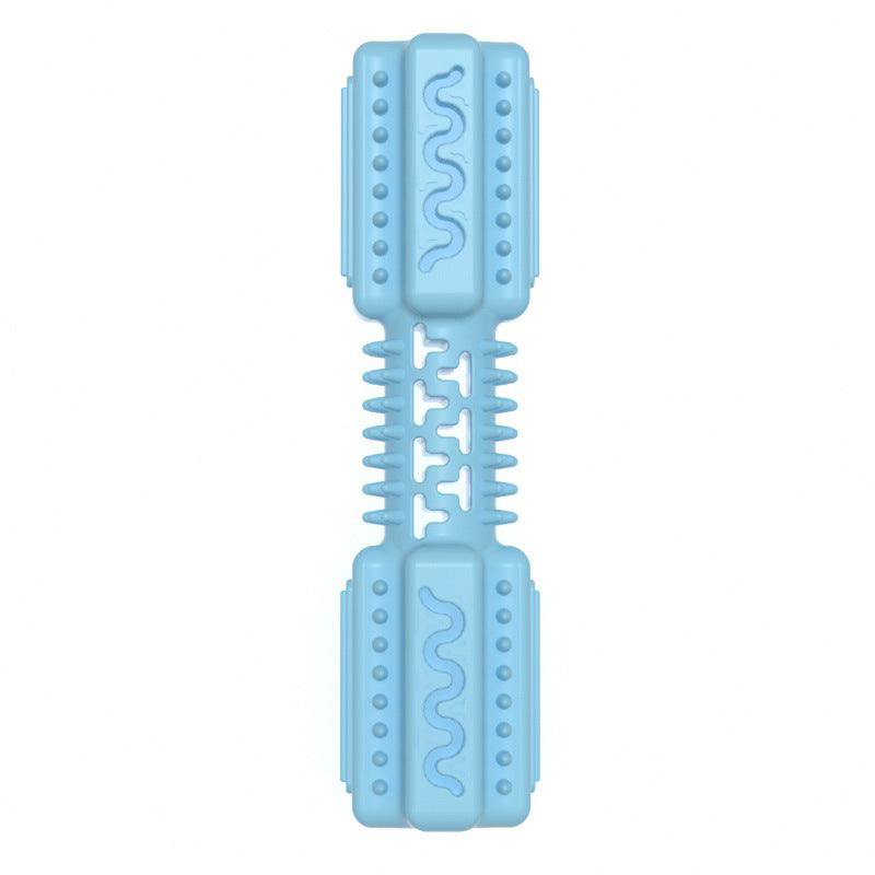 Bone-Shaped Teething Toy – Soft TPR Chew for Dogs (Random Color)