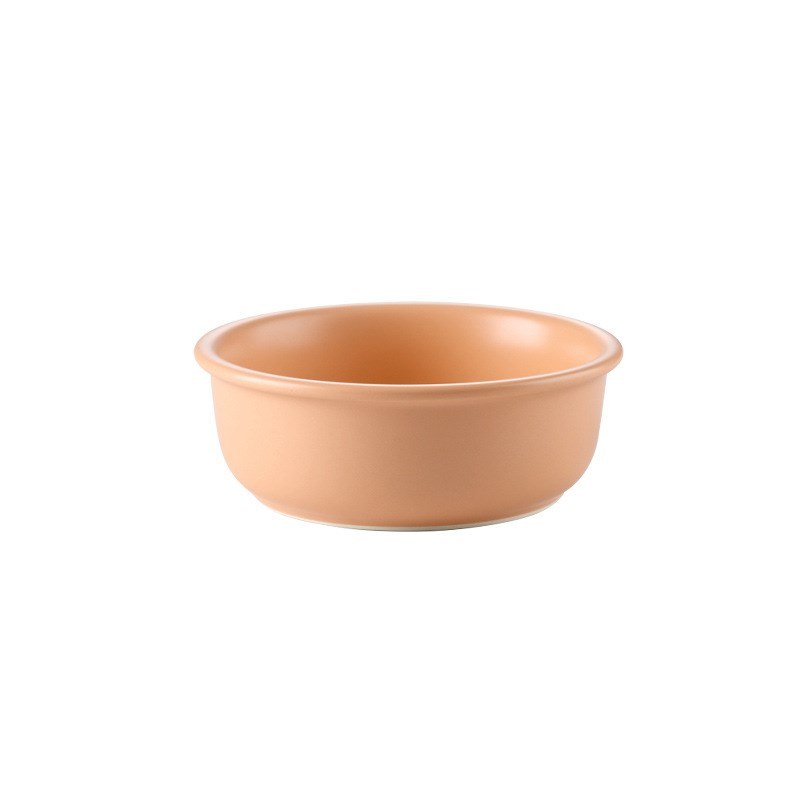 Elevated Ceramic Pet Bowl with Artisan Wood Stand – Modern Minimalist