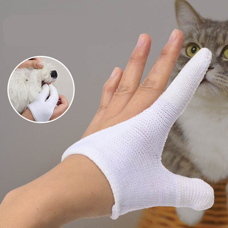 Soft Finger Toothbrush Gloves – Gentle Dental Care for Dogs & Cats