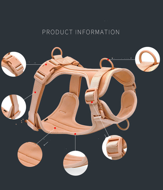 All-in-One Harness & Leash Set – Anti-Fouling & Secure Comfort