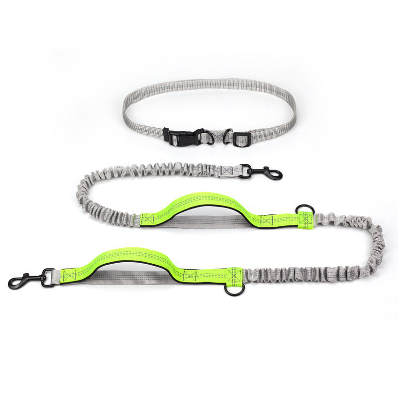 Adjustable Outdoor Dog Leash – Hands-Free Running Belt with Stretch