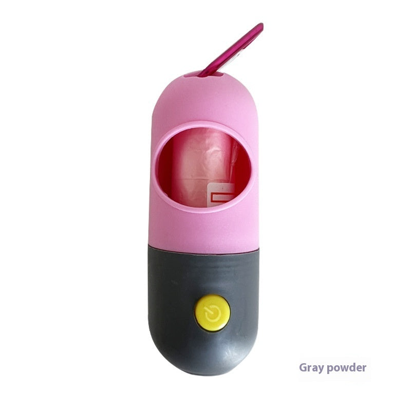 LED Pet Waste Bag Dispenser – Leakproof & Travel-Ready