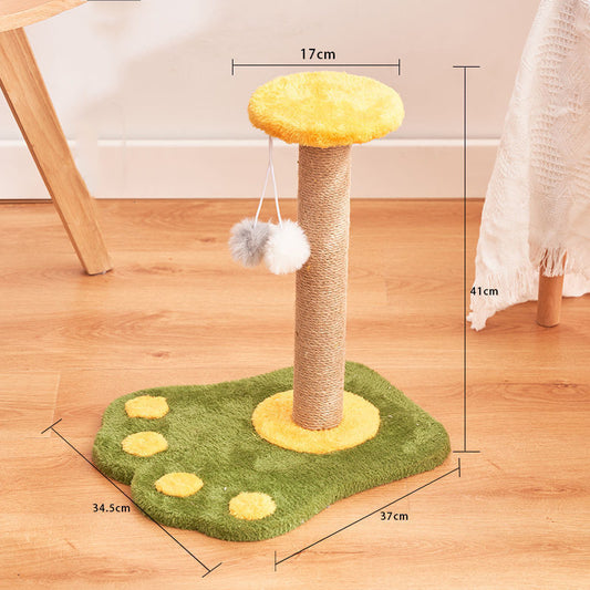 Playful Petal Cat Scratcher – Sisal Post Toy for Kittens & Cats