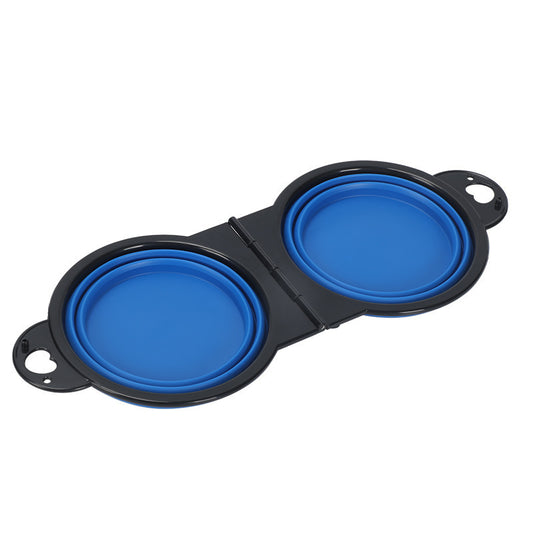 Collapsible Silicone Travel Dog Bowl – Lightweight & Colorful for Outdoor Use