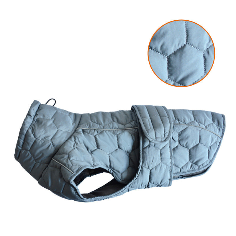 Luxury Fleece-Lined Winter Coat – Tailored Cold-Weather Jacket for Refined Pets