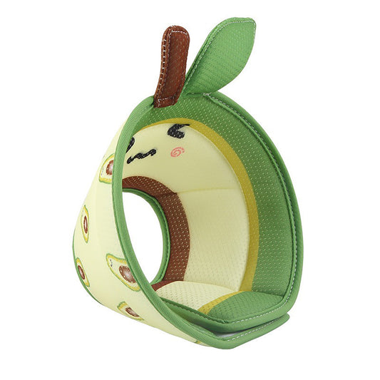 Soft Apple-Shaped Cat Cone Collar – Adjustable Post-Surgery Healing Collar (Fast Shipping)