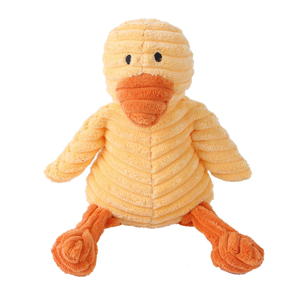 Plush Squeaky Animal Dog Toy – Adorably Durable Pet Playmate