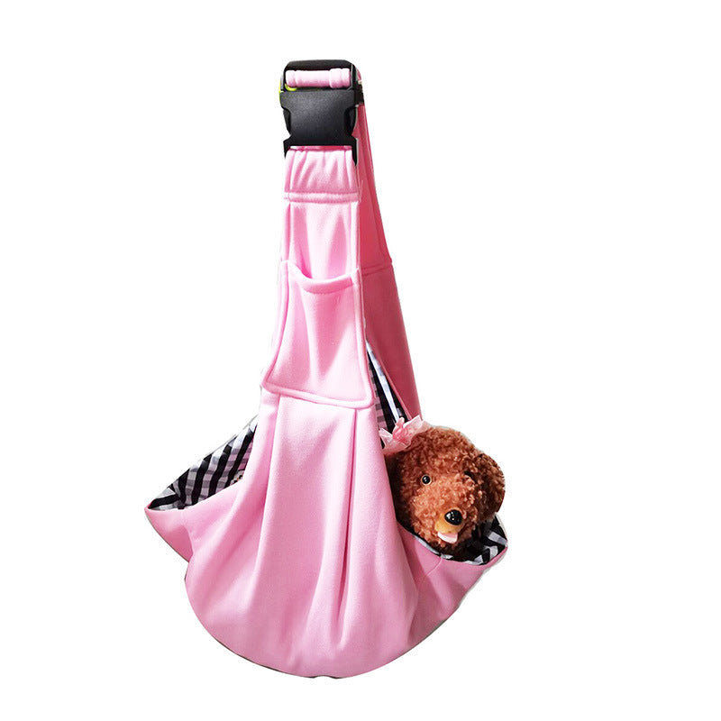 Crossbody Pet Carrier with Adjustable Strap – Soft & Lightweight